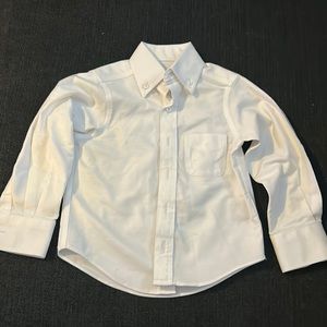 White wedding button down